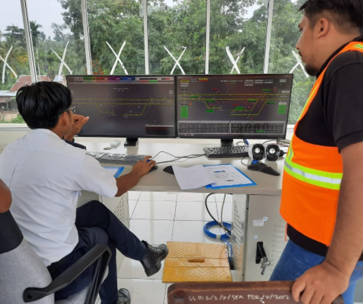 Implementation of Railway Signaling for Double Track, Palembang - Elsicom Project
